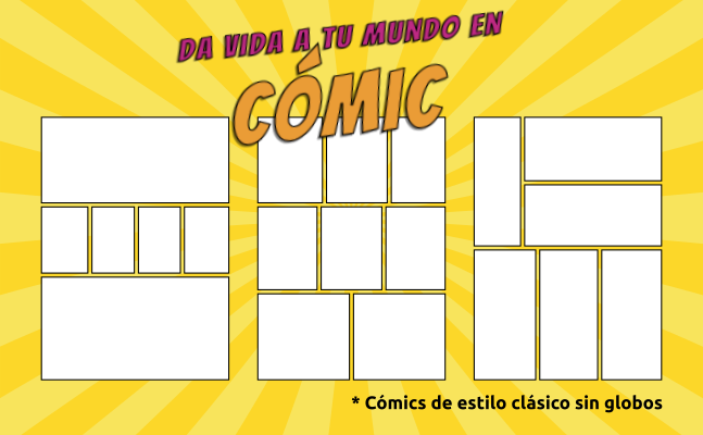 páginas interiores del cuaderno para dibujar cómics