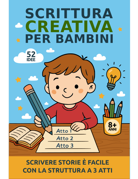 copertina del libro Scrittura Creativa per Bambini